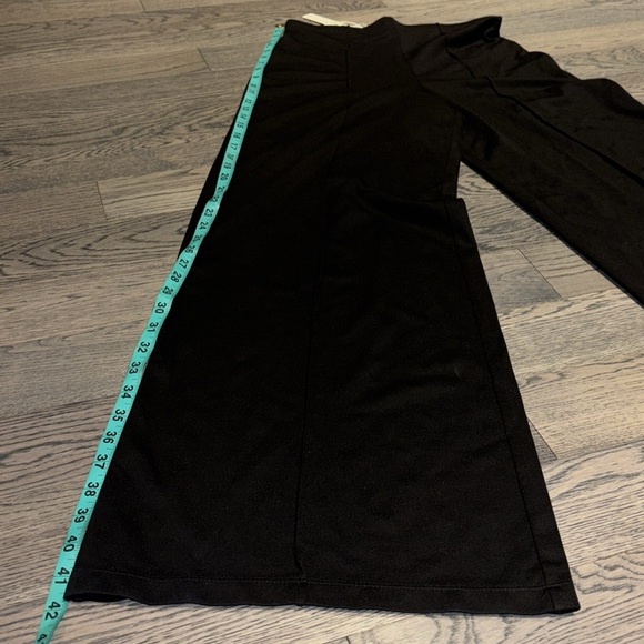 Max Studio Black Pintuck Wide Legs pleated dressy trousers size M - Picture 12 of 16